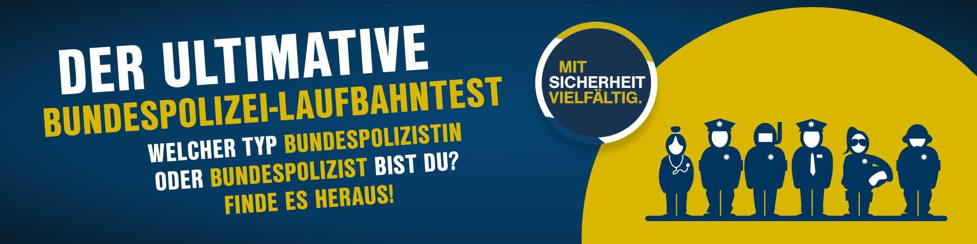 Ein Bundespolizist in Sportkleidung absolviert einen Sprint auf einer Laufbahn im Freien, umgeben von Trainingsgeräten. Im Hintergrund laufen weitere Bewerber den Test. Auf dem Bild steht: 'Laufbahntest der Bundespolizei – Fit für deine Karriere'. Relevante Begriffe: Bundespolizei Laufbahntest, Bundespolizei Sporttest, Bundespolizei Bewerbung.