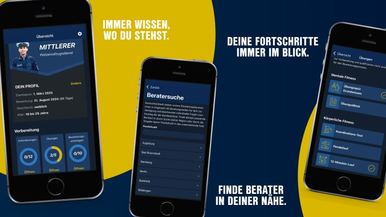 Optimal vorbereitet: Mit der Bundespolizei Karriere-App durchs ...