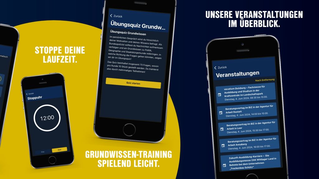 Optimal vorbereitet: Mit der Bundespolizei Karriere-App durchs ...