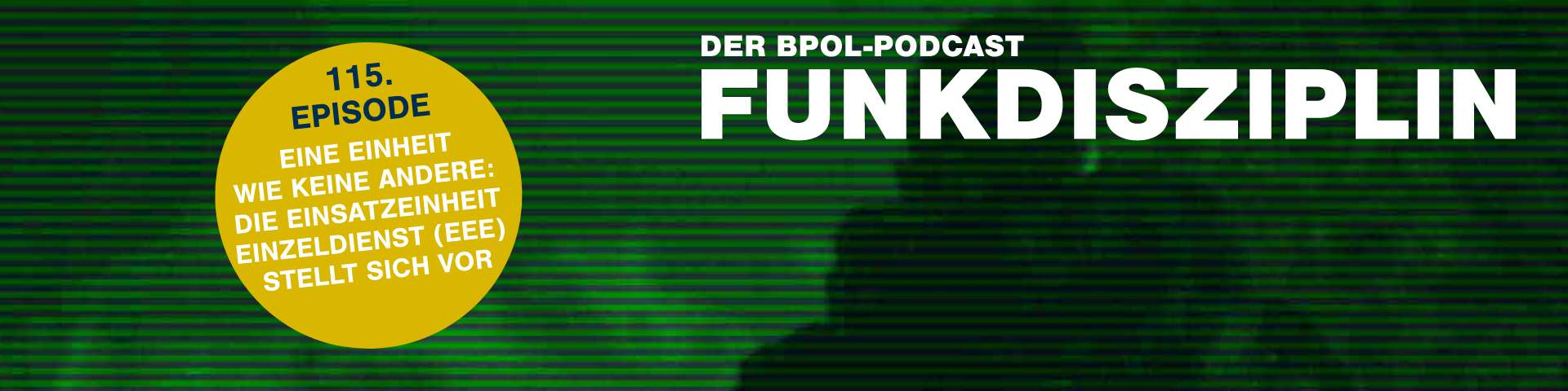 Webseitenheader Podcast Funkdisziplin Episode 115
